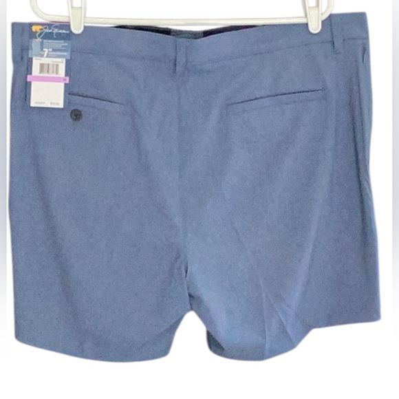 Jack Nicklaus New Moisture Wicking Sun Protection 7” Shorts Stretch Blue Size 38 - Picture 7 of 8